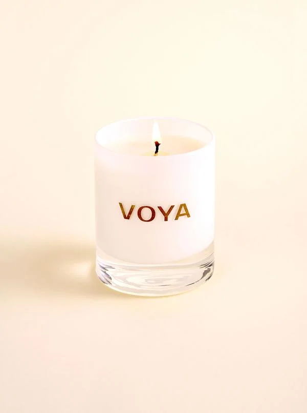 VOYA coconut and jasmine scented candle