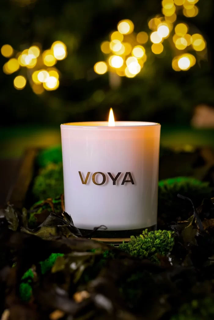 voya seasonal spiced candle